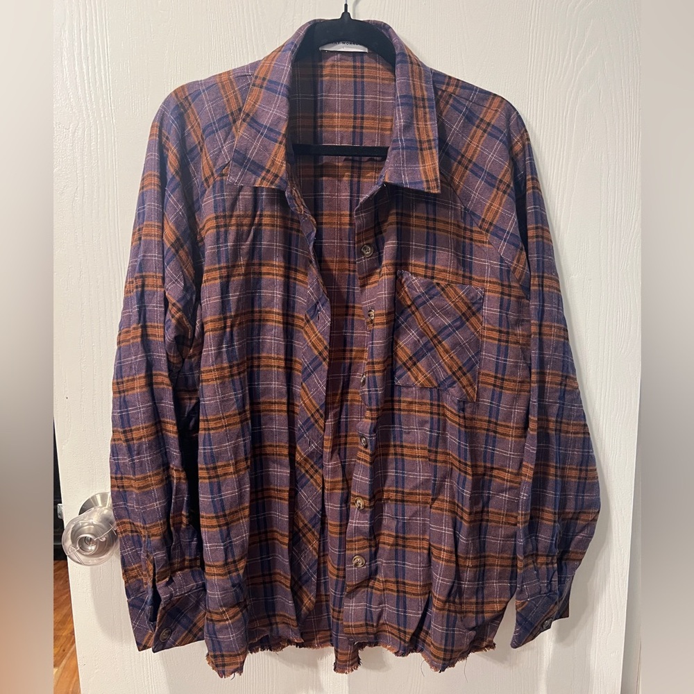 Sunny Marrow Plaid Button Down